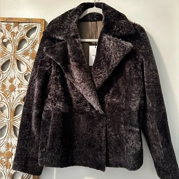 Theory Clairene Moto Jacket in Shearling - Picture 11 of 15